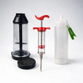 Kit Cozinha Homelab: Tapioqueira Peneira Polvilhador + Injetor de Temperos + Bisnaga FIFO para Molhos