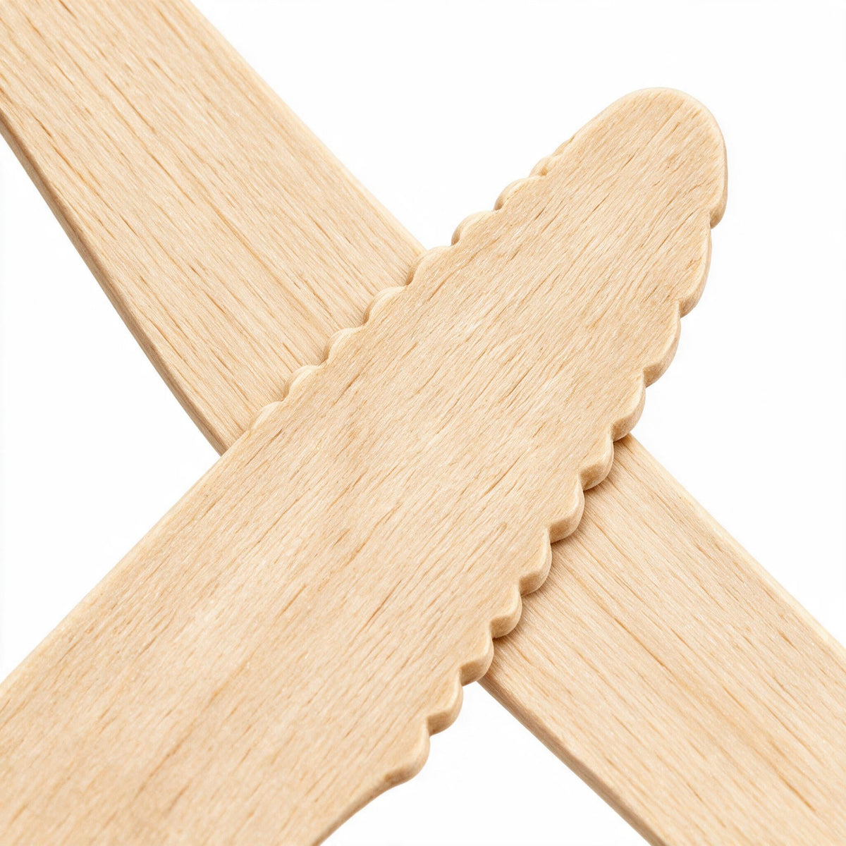 Homelab 100 Unidades Facas Descartáveis De Madeira Biodegradável 16 cm