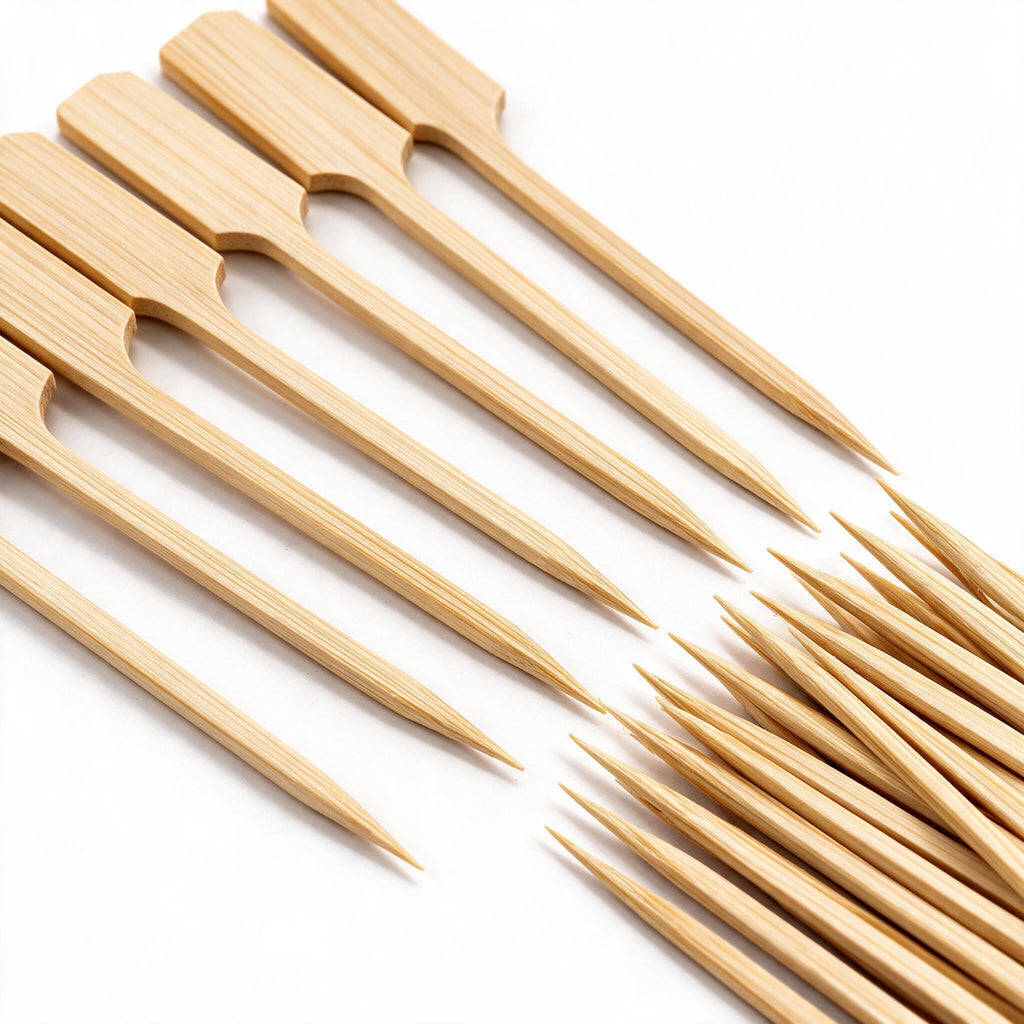 Homelab Kit 100 Unidades de Palito tipo GOLF De bambu 9 cm